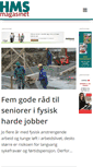 Mobile Screenshot of hmsmagasinet.no